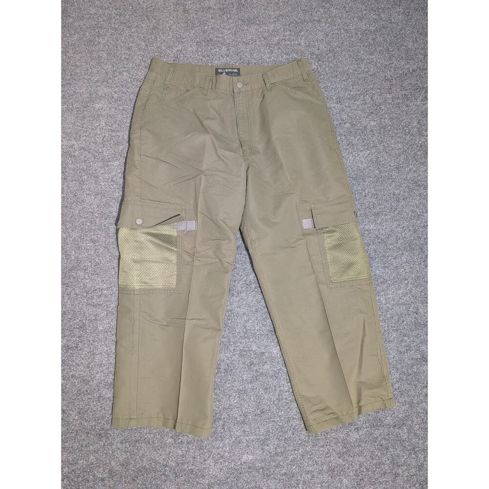 Levis Silvertab Wide Leg Pants Mens Size 36x32 (35x27.5) Green